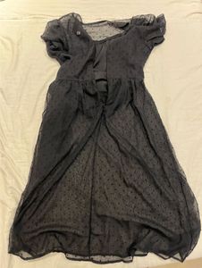 Polka Dot Mesh Dress