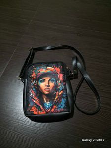 Stylish Crossbody Bag both side same print