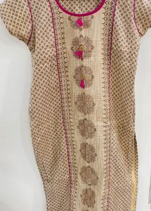 Pretty Dress With Pant And Dupatta