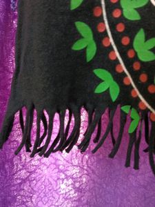 Black Mandala Crop Top