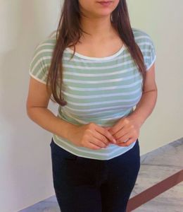 White Strips Top