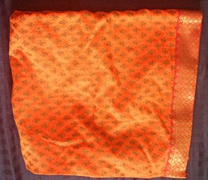 Ethnic Orange Printed Top