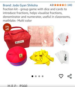 fraction kit  class 4-5 students