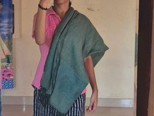 Handwoven Green Fabric – Perfect for Styling, Dec