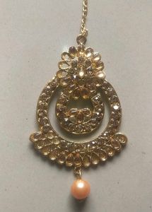 Golden Indian Jewelry Set