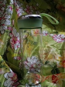 Mint Green Glass Water Bottle