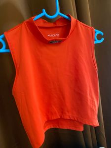 H&amp;M Orange Crop Top