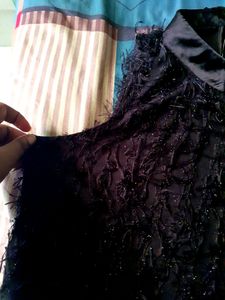 Black Sheer Top