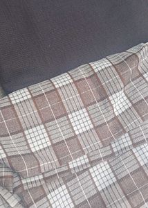 पैंट शर्ट अनसटीच- Black &amp; Plaid