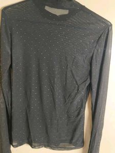 Black Neted Top
