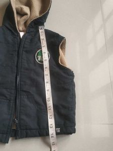 Unisex Fleece Lined Half Jacket