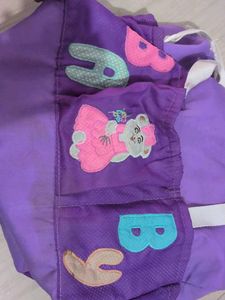 Cute Purple ABC kids Bag