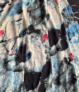 Abstract Print Dress