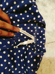Dressberry Polka Dot Top For Office