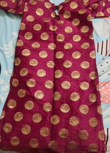 Chanderi Silk Kurti