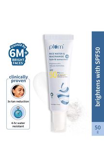 Plum 2% Niacinamide & Rice Water Hybrid Face Sunsc