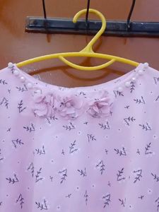 Pink Flowy Top