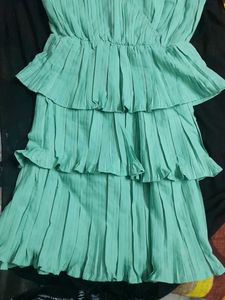 Knee-Length Layered Dress