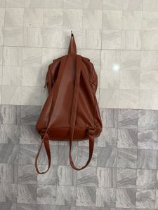 Brown backpack