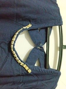 Log Gown With Nack Stone Work