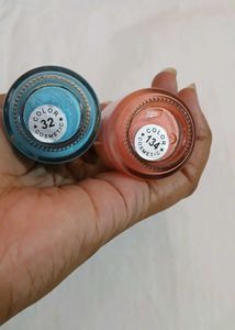 Star Beja Nail Polish ( Peach &amp; Sky Blue )