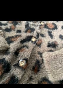 Zara Animal Print Cardigan