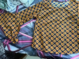 Geometric Print Top