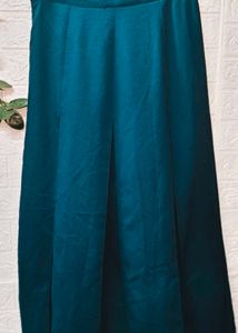 Elegant Navy Blue Strappy Skirt