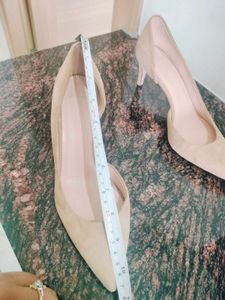 Beige Suede Pointed Heels Fix Price