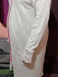 Elegant Grey Cardigan