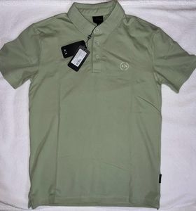 Men Armani Exchange Signature AX Logo Polo Tshirt