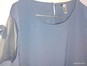 Fancy Grey Color  Beautiful Top Xl Size