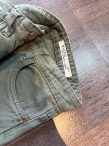 Black And Green Branded jeans