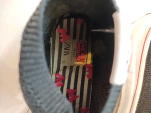 Zara Slip On Mid Top Sneakers.