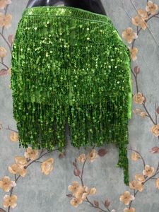 Green Sequin Skirt