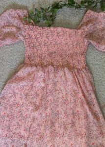Pink One Pice Dress🥀✨