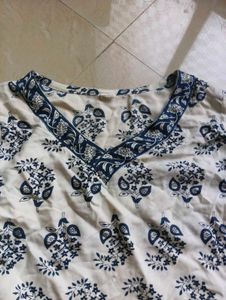 White Short Kurti 💖