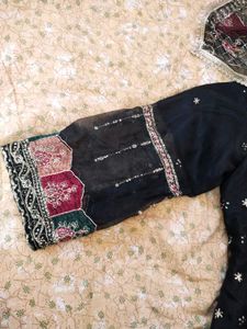 Elegant Embroidered party wear Kurta Set