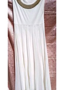 Latest Women White Gown