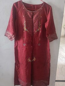 Elegant Maroon Kurta