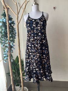 summer string dress high low