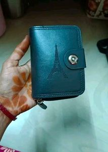 Slim Black Leather Wallet