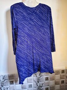 🎁Buy 1, Get 1 Free🎁Blue Tunic Top LARGE/ XL SIZE
