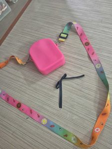 Pink Sling Bag For Kids