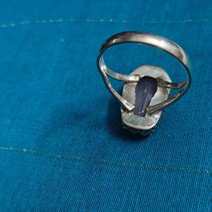 Rose quartz Coffin Ring
