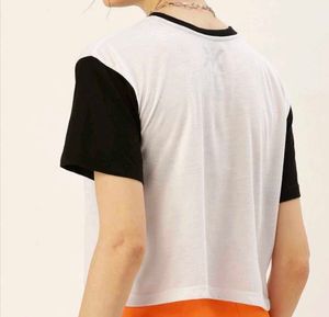 Black And White Crop Top