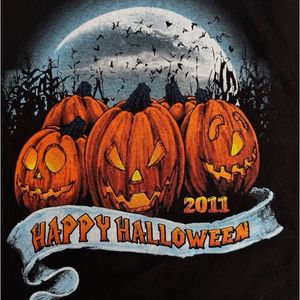 Halloween Pumpkin Graphic Tee S/M