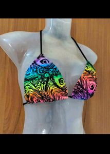 Colorful Bikini Top 30 t0 32 inches