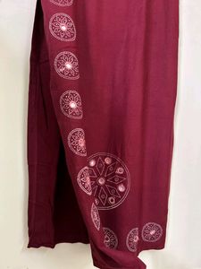 Side Slit Desi Print Dress