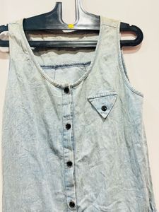 Denim Beautiful Romper